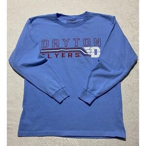 Ouray Dayton Flyers Long Sleeve Shirt Light Blue Youth Size Large NCAA‎ Apparel